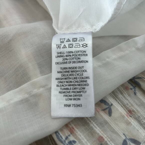 Catherine Malandrino Floral Tiered Sundress 2T, Pastel Ruffle Strap Dress - Picture 3 of 7